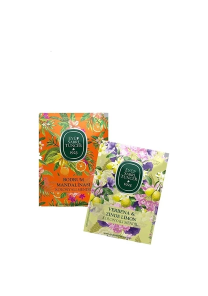 Eyup Sabri Tuncer Büyük Boy Kolonyalı Mendil Bodrum Mandalinası + Verbena & Zinde Limon 300 ürün görseli 1