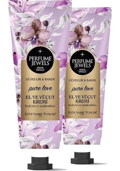 Pure Love El ve Vücut Kremi 50 ml Tüp x2