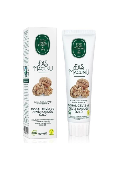 Eyup Sabri Tuncer Doğal Ceviz ve Ceviz Kabuğu Özlü Diş Macunu 90 ml x2 ürün görseli 1