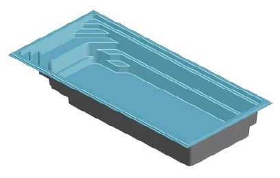 Fiber Hazır Havuz Splash Model 4,00 x 8,50 x 1,50 mt - 33 m3 - ToptancıyızBiz - 2