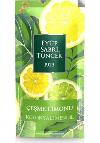 Eyup Sabri Tuncer Cesme Limonu Kolonyalı Mendil 150'li ürün görseli 1