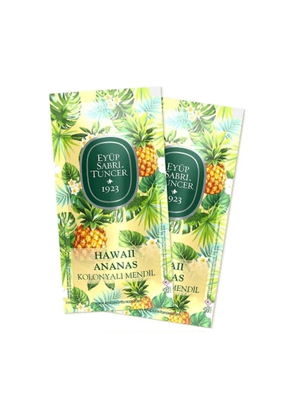Eyup Sabri Tuncer Hawaii Ananas Küçük Boy Kolonyalı Mendil 150'li ürün görseli 1