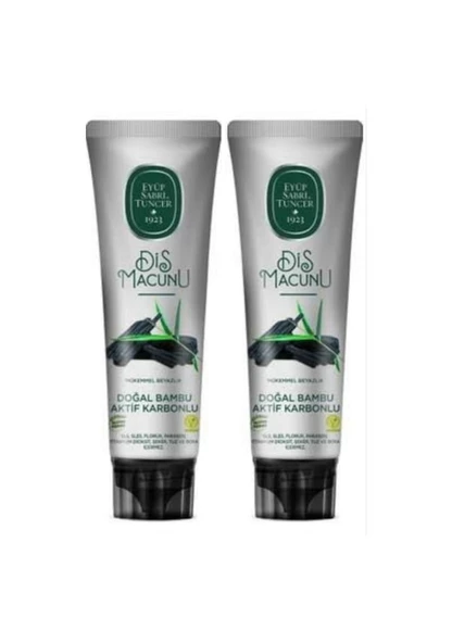 Eyup Sabri Tuncer Doğal Bambu Karbonlu Diş Macunu 90 ml x2 ürün görseli 1
