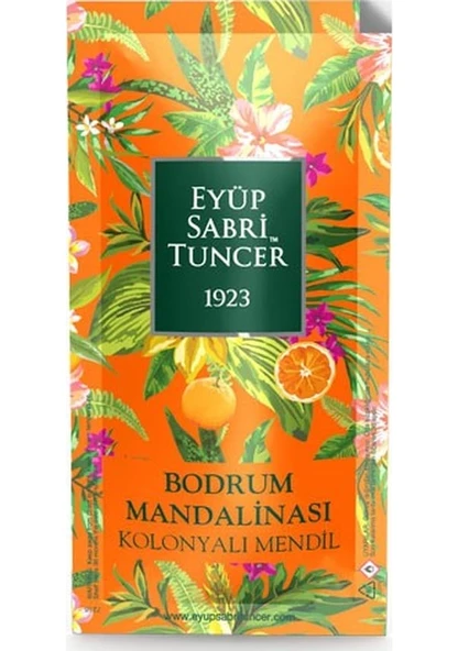 Eyup Sabri Tuncer Bodrum Mandalinası Küçük Boy Kolonyalı Mendil 150'li ürün görseli 1