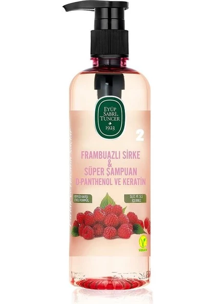 Eyup Sabri Tuncer Frambuazlı Sirke & Süper Şampuan 500 ml