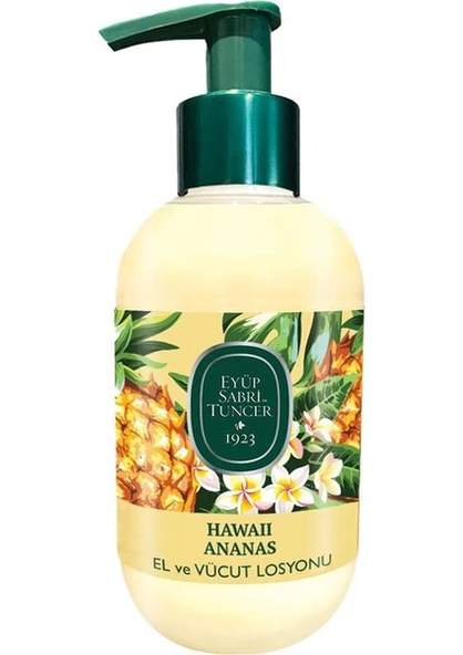 Hawaii Ananas Doğal Zeytinyağlı El ve Vücut Losyonu 280 ml ürün görseli 1