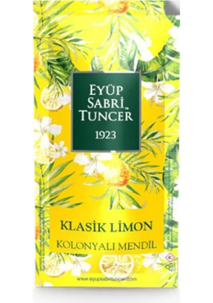 Eyup Sabri Tuncer Klasik Limon Kolonyalı Mendil 150'li ürün görseli 1