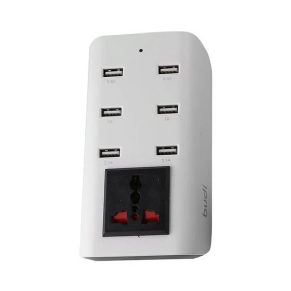 Pmr Budi 6 Port 24W Ev Tipi Şarj Adaptörü - 2