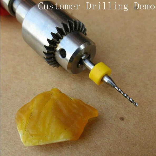 Pcb Matkap Ucu 0.4 mm Tungsten Mikro Karbür 10lu 18 Shank Spiral Flüt - Resim 6