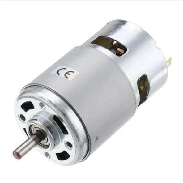 RS775 24v 6000 Rpm Dc Motor Hobi Matkap, CNC, Testere Motoru RS 775