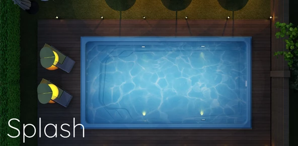 Fiber Hazır Havuz Splash Model 4,00 x 8,50 x 1,50 mt - 33 m3 - ToptancıyızBiz - 4