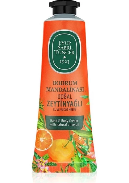 Bodrum Mandalinası Doğal Zeytinyağlı El ve Vücut Kremi 50 ml x2