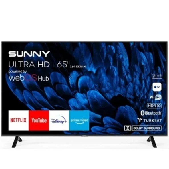 SUNNY SN65FMN252 WEBOS 165 ekran akıllı 4K Tv