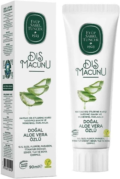 Eyup Sabri Tuncer Doğal Aloe Vera Özlü Diş Macunu 90 ml