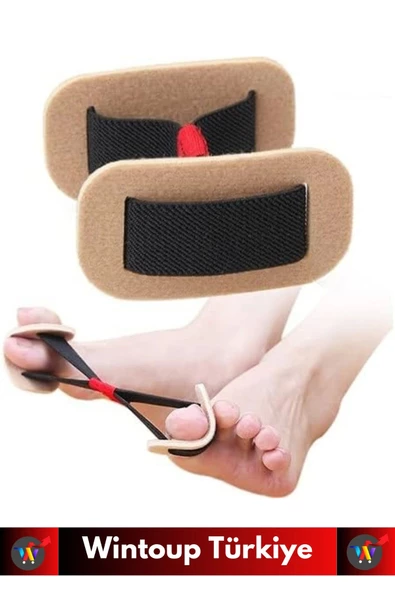 Premium Ortopedik Ekstra Yumuşak Rahat Bunyon Ayak Baş Parmak Egzersiz Fizyoterapi Direnç Lastiği - 5