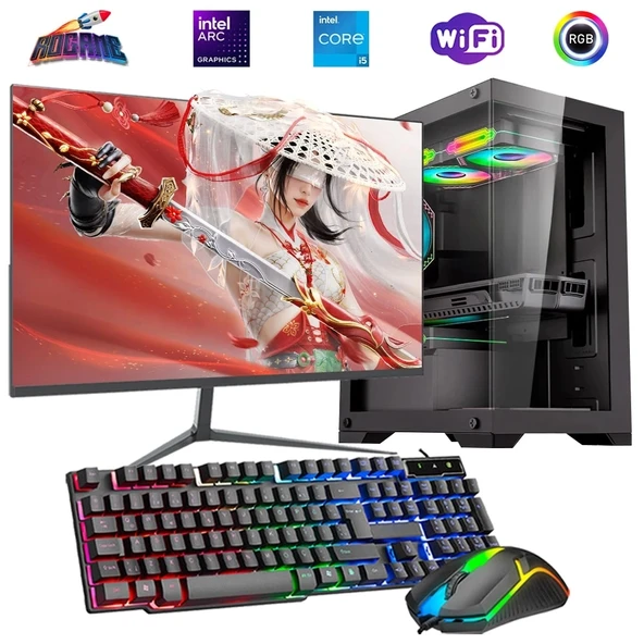 i5 12400F 16GB DDR4 512GB m2 12GB ARC B580 27" 165Hz Monitörlü Oyun Bilgisayarı ürün görseli