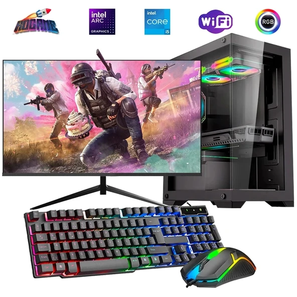 i5 12400F 32GB DDR4 1TB M2 12GB ARC B580 24" Monitörlü Oyun Bilgisayarı ürün görseli