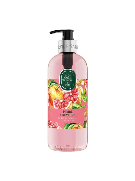 Pembe Greyfurt Doğal Zeytinyağlı Sıvı Sabun 500 ml ürün görseli 1