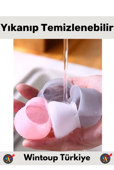 Kayma Çizilme Gürültü Önleyici Mobilya Masa Sandalye Zemin Koruyucu Silikon Pabuç Ayak Kılıfı 28Adet - 5