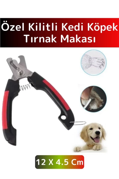 Premium Yüksek Kaliteli Güvenlik Kelepçeli Asmalı Petshop Evcil Hayvan Pet Kedi Köpek Tırnak Makası ürün görseli