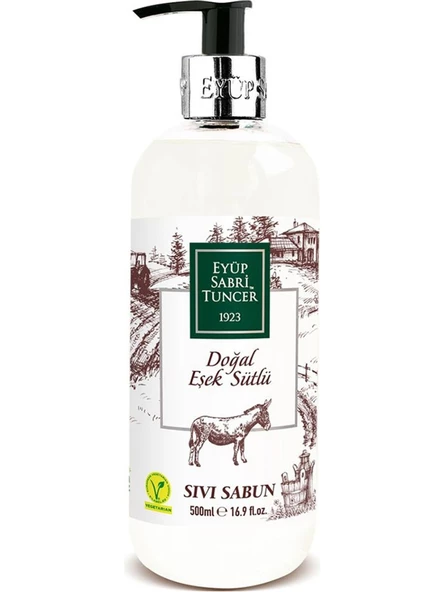 Doğal Eşek Sütlü Sıvı Sabun 500 ml ürün görseli 1