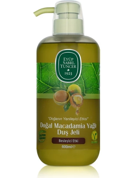 Doğal Macadamia Yağlı Duş Jeli 600 ml ürün görseli 1