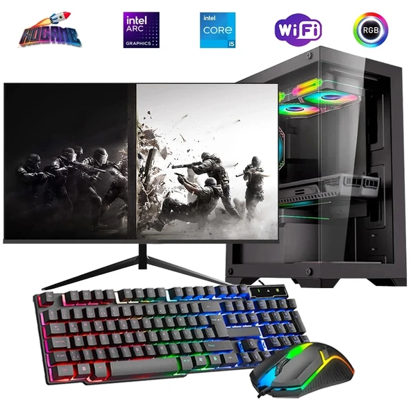 i5 14400F 32GB DDR4 1TB M2 12GB ARC B580 27" 165Hz Monitörlü Oyun Bilgisayarı ürün görseli