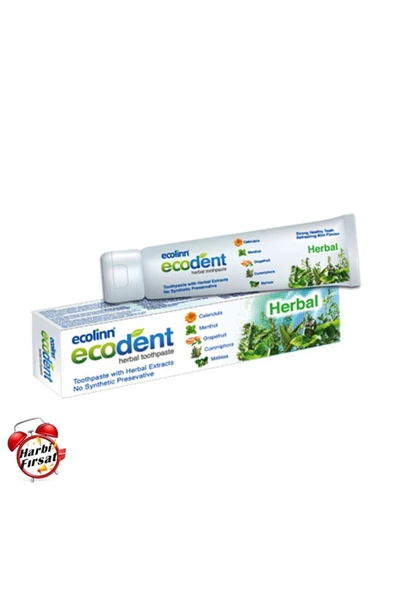 ECOLİNN ECODENT BİTKİSEL DİŞ MACUNU - 100 ML
