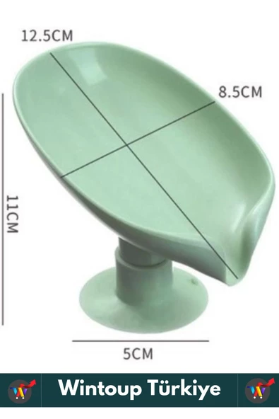 Özel Üretim Banyo Mutfak Lavabo Su Giderli Küflenme Kuruma Koku Önleyici Vantuzlu Sabunluk 3 Adet - Resim 4