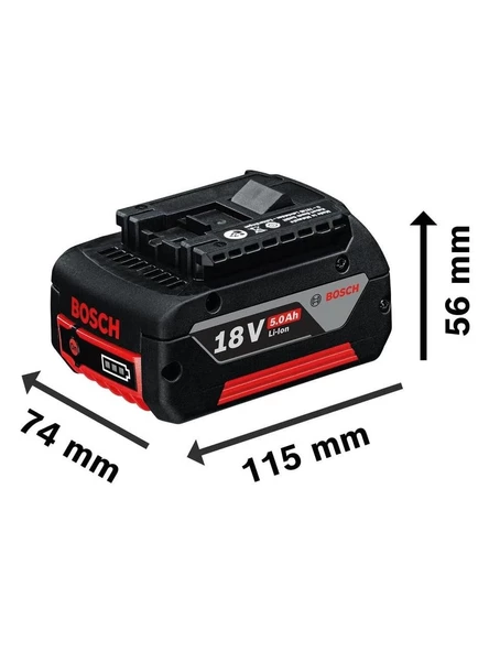 Bosch Professional GBA 18 Volt 5.0 Ah Li-ion Akü - Resim 3