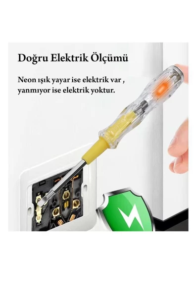 İzeltaş Düz kontrol Kalemi - 190 MM - 3