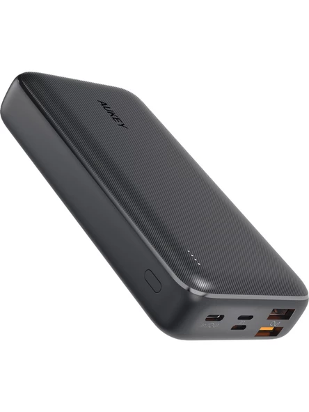 Aukey PB-N74S 20000mAh 22.5W Siyah Powerbank