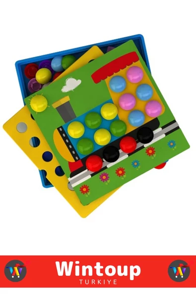 Premium El Göz Koordinasyonu Parça Bütün İlişkisi Geliştirici Renk Tanıma Eğlenceli RENGİNİ KEŞFET - Resim 3