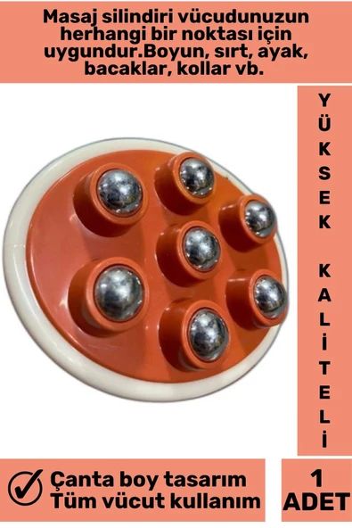 Premium Yüksek Kaliteli Kompakt Tüm Vücut Kullanımına Uygun Bilyeli Silindir Masaj Aleti - 2