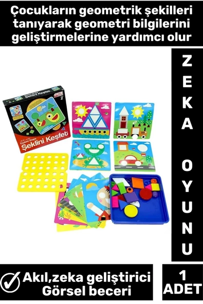 Özel Seri El Becerisi Geliştirici Renkleri Tanıma Parça Bütün İlişkisi Geliştirici ŞEKLİNİ KEŞFET - Resim 2