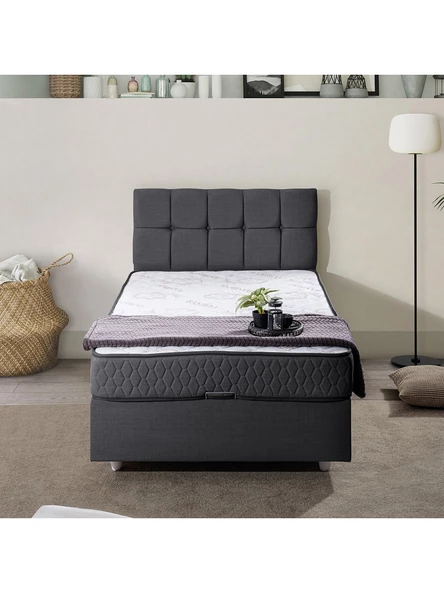 Setay Berlin Baza Başlık Comfort Yatak Seti, Antrasit - 2