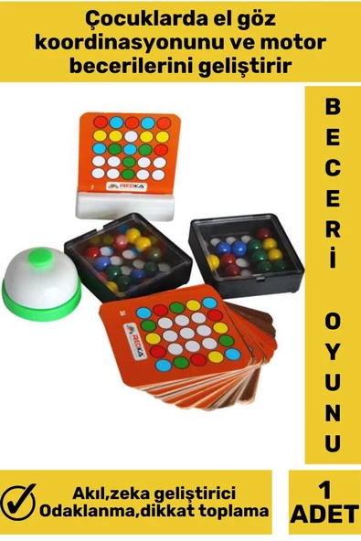 Özel El Göz Koordinasyonu El Beceri Düşünme Geliştirici Akıl Zeka Strateji Oyunu BECERİKLİ PARMAKLAR - Resim 2