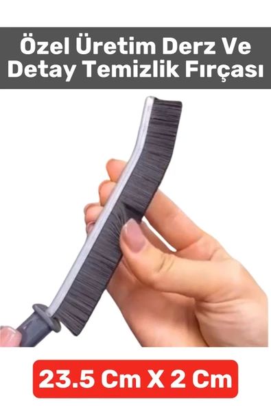 Yüksek Kaliteli Derz İnce Ergonomik Mutfak Banyo Lavabo Otomobil Detaylı Temizlik Fırçası 3 Adet