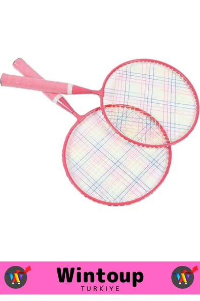 Özel Üretim Yüksek Kaliteli Kompakt Fermuarlı Askılı Taşıma Çantalı 2 Raket 2 Toplu Badminton Seti - 3