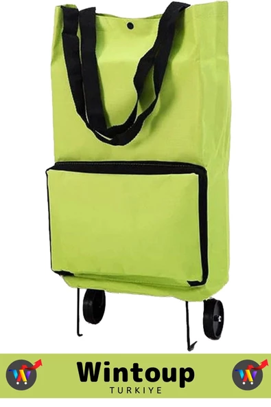 Premium Seri Yüksek Kaliteli Kompakt Katlanabilir Omuz Çantası Tasarımlı Su Geçirmez Pazar Arabası - 7