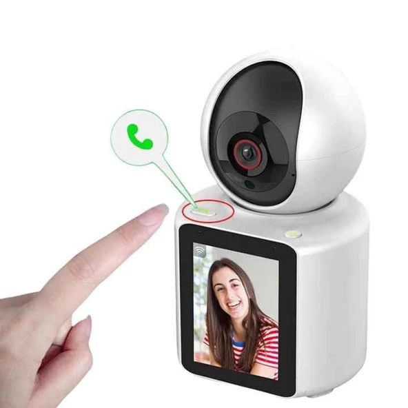 MPIA Aya Görüntülü Görüşme Özellikli 3MP Wifi İp Kamera Türkçe Uygulama - 3