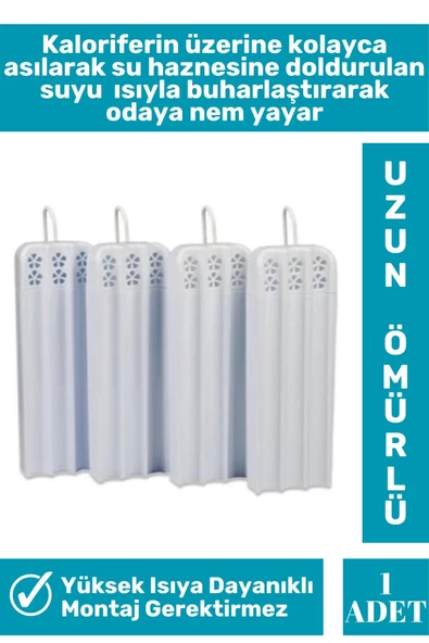 Premium Yüksek Isıya Dayanıklı Kalorifer Üstü Su Buharlaştırıcı Nemlendirici Askılı Suluk 1 Adet - 2