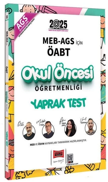 Yargı 2025 ÖABT Okul Öncesi Öğretmenliği Yaprak Test Yargı Yayınları