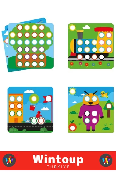 Premium El Göz Koordinasyonu Parça Bütün İlişkisi Geliştirici Renk Tanıma Eğlenceli RENGİNİ KEŞFET - Resim 4