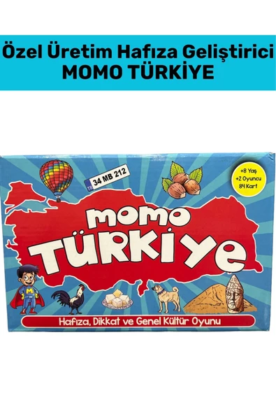 Premium Görsel Algı Koordinasyon Dikkat Hafıza Genel Kültür Geliştirici Eğlenceli MOMO TÜRKİYE Oyunu