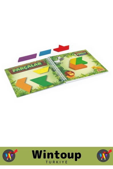 Premium Dikkat Hafıza Mantıksal Düşünme Problem Çözme Becerisi Geliştirici Eğlenceli BANZUKİ JUNGLE - Resim 3