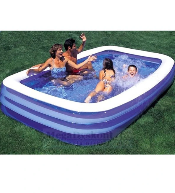 62002 Pompalı-Bestway 54009, Jumbo Deluxe Şişme Aile Havuz - 2