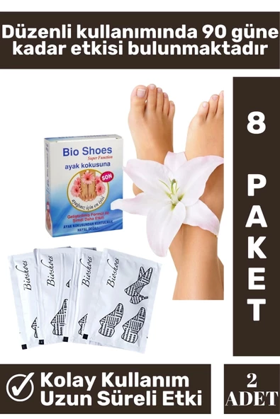 Premium Gündelik Kullanım Uzun Süre Etkili Kadın Erkek Ayak Kötü Koku Önleyici Ayak Bakım Tozu 2Adet - 2