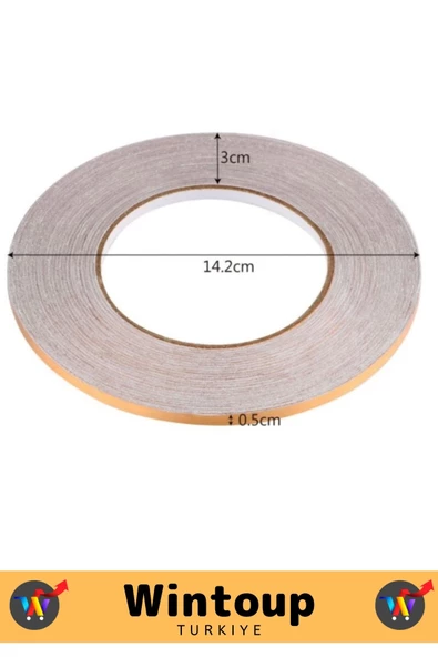 Yüksek Kaliteli Kendinden Yapışkanlı Duvar Karo Zemin 5 MtX0.5 Cm Gold Fayans Arası Şerit Bant 4 Ad - 4