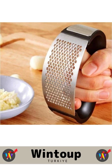 Premium Yüksek Kaliteli Garlic Press Rahat Tutuş Gondol Tasarım Çelik Yeni Nesil Sarımsak Rendesi - 4